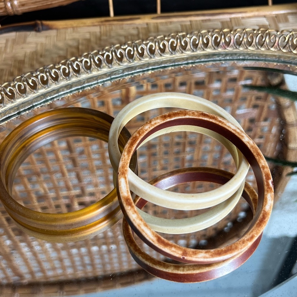 Vintage Bracelets - Set of 3 - Neutrals - Picture 5 of 6